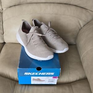 Skechers Women's Beige Slip-On Sneakers 12539CS-TRE Size 11